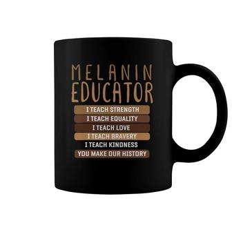 Dope Melanin Teacher Black Teacher Dope Black Educators Coffee Mug | Mazezy