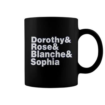 Dorothy Rose Blanche And Sophia Coffee Mug | Mazezy
