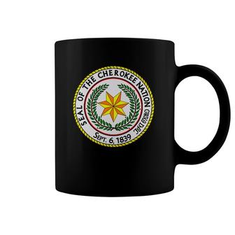 Double Sided Seal Of The Cherokee Nation Native American Coffee Mug | Mazezy