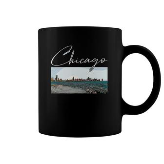 Downtown Chicago Clothing Skyline Skyscraper Lakefront Coffee Mug | Mazezy