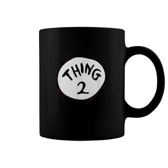 Dr Seuss Thing 2 Emblem Red Coffee Mug | Mazezy