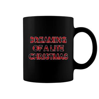 Dreaming Of A Lite Christmas Foodie Xmas Food Coffee Mug | Mazezy