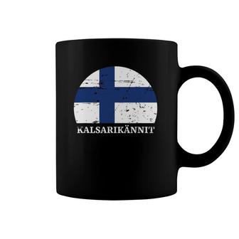 Drinking Finnish Kalsarikännit Funny Finland Drinking Coffee Mug | Mazezy