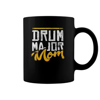 Drum Major Mom Mother Mommy Marching Band Parent Coffee Mug | Mazezy CA
