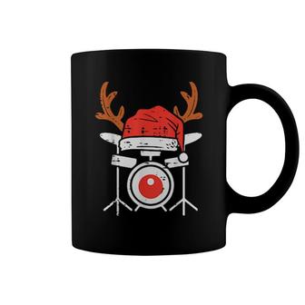 Drums Christmas Pajamas Music Instrument Band Drummer Rock Coffee Mug | Mazezy