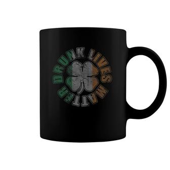 Drunk Lives Matter Irish Flag St Patrick's Day Coffee Mug | Mazezy