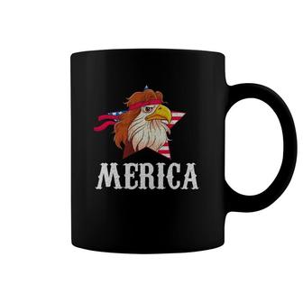 Eagle Mullet 4Th Of July Merica Flag Fourth Clothing Coffee Mug | Mazezy CA