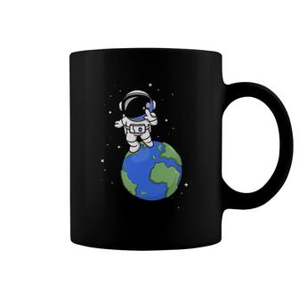 Earth Planet Space Scientist Universe Astronomy Astronaut Coffee Mug | Mazezy