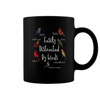 Easily Distracted By Birds Kids Coffee Mug | Mazezy