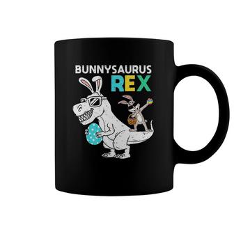 Easter Bunnysaurus T Rex Dino Dabbing Rabbit Boys Girls Kids Coffee Mug | Mazezy