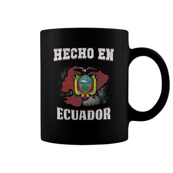 Ecuador Flag Hecho En Ecuador Ecuadorian Flag Souvenirs Coffee Mug | Mazezy