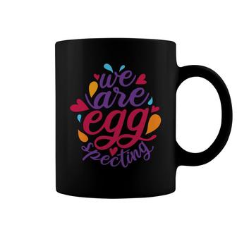 Eggspecting Egg Hunting Easter Pregnancy Announcement Coffee Mug - Seseable