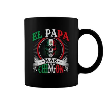 El Papa Mas Chingon Funny Mexican Dad Husband Regalo Flag Coffee Mug | Mazezy