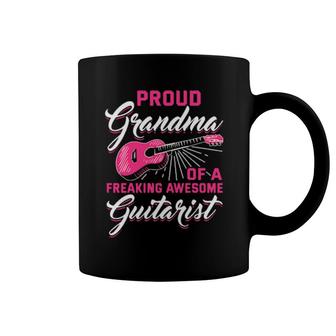 Electric Guitar Player Guitarist Grandma Music Grandmother Coffee Mug | Mazezy