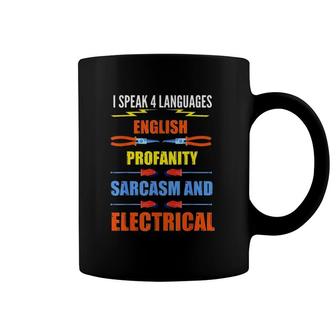 Electrician Joke Electrical Speak Quote Gift Coffee Mug | Mazezy