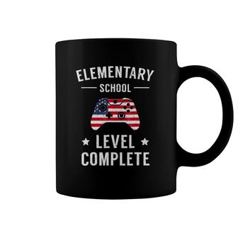 Elementary School Level Complete With American Flag Coffee Mug | Mazezy