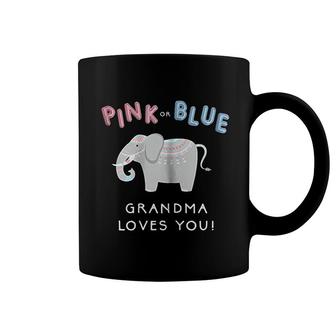 Elephant Gender Reveal Grandma Baby Shower Coffee Mug - Thegiftio UK