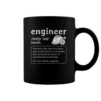 Engineer Definition Mechanical Engineering Engineer Coffee Mug | Mazezy