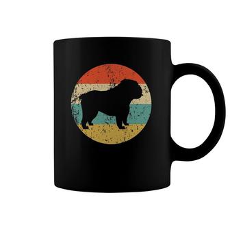 English Bulldog - Retro English Bulldog Dog Coffee Mug | Mazezy