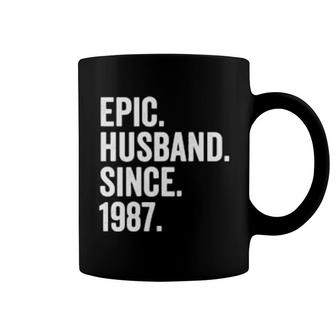 Epic Husband Since 1987 34Th Wedding Anniversary 34 Years Coffee Mug | Mazezy