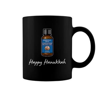 Essential Oyls Oils Hanukkah Sufganiyot Holiday Of Lights Coffee Mug | Mazezy
