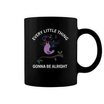 Every Little Thing Is Gonna Be Alright - Singing Bird Yogi Coffee Mug | Mazezy