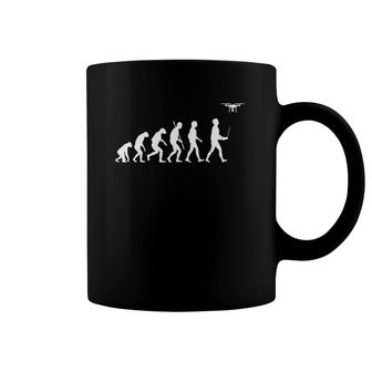 Evolution Of Man Drone Design Coffee Mug