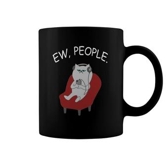 Ew People Cat Lover Funny Cat Lover Kitty Owner Gift Coffee Mug | Mazezy