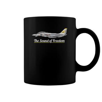 F 14 Tomcat Military Jet Noise Sound Of Freedom Art Coffee Mug | Mazezy