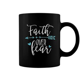 Faith Over Fear Graphic Coffee Mug | Mazezy