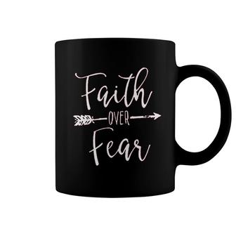 Faith Over Fear Trend Coffee Mug | Mazezy
