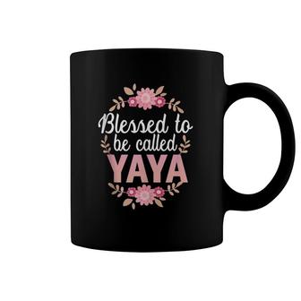 Family Blessed To Be Called Yaya Grandma Coffee Mug | Mazezy