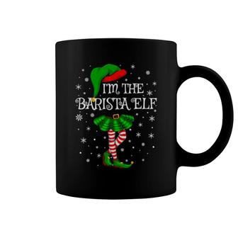 Family Matching Girls I'm The Barista Elf Christmas Coffee Mug | Mazezy