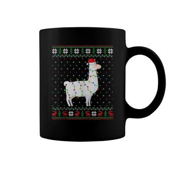 Family Matching Ugly Llama Christmas Pajamas Coffee Mug | Mazezy