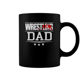 Father Gifts Freestyle Wrestling Dad Gift Coffee Mug | Mazezy