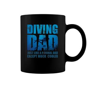 Father's Day Diver Dad Gift Idea Scuba Diving Coffee Mug | Mazezy