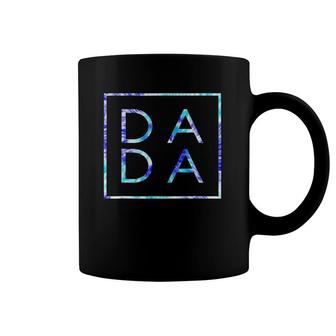 Father's Day For New Dad Dada Him Coloful Tie Dye Dada Coffee Mug | Mazezy