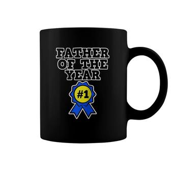 Father's Day Gift For Dad Father Of The Year Raglan Baseball Tee Coffee Mug | Mazezy