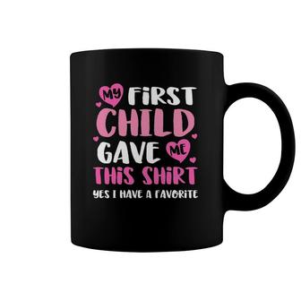 Favorite Child Funny Mothers Day Gift From First Born Coffee Mug | Mazezy AU