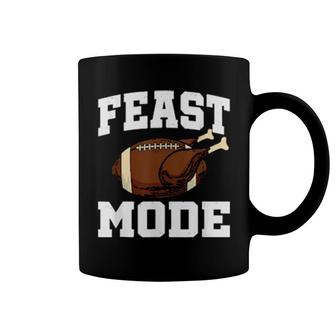 Feast Mode Football Turkey Thanksgiving Day Coffee Mug | Mazezy