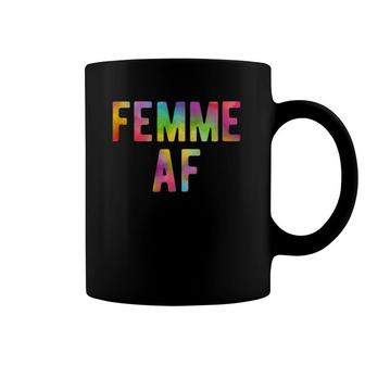 Femme Af Rainbow Lgbtq Lesbian Gay Pride Coffee Mug | Mazezy