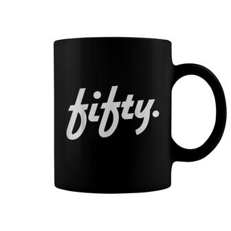 Fifty 50Th Birthday Vintage Classic And Coffee Mug | Mazezy