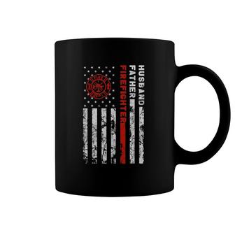 Firefighter Husband Father Fireman Father's Day Gift For Dad Coffee Mug | Mazezy