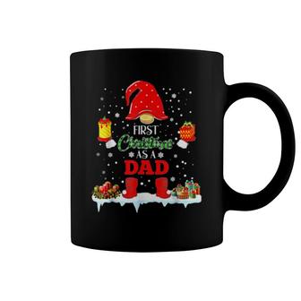 First Christmas As A Dad Father Garden Gnome Xmas 2021 Coffee Mug | Mazezy