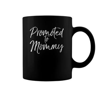 First Mother's Day Gift For Pregnant Moms Promoted To Mommy Coffee Mug | Mazezy UK