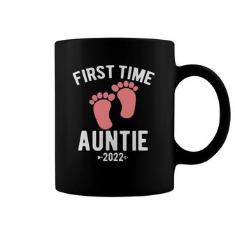 First Time Auntie 2022 For Auntie To Be Promoted To Auntie Coffee Mug | Mazezy