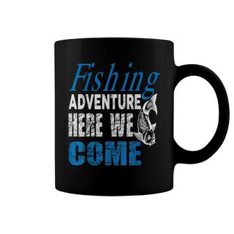 Fishing Adventure Here We Come Angling Hunting Fishing Coffee Mug | Mazezy