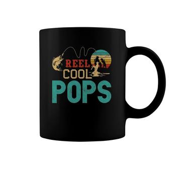 Fishing Reel Cool Pops Father’S Day Gift For Fisherman Pops Coffee Mug | Mazezy