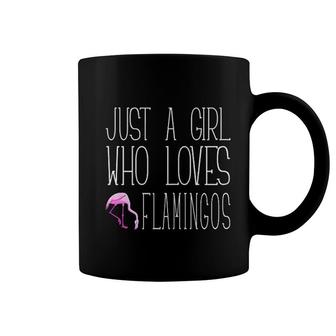 Flamingo Design Girl Who Loves Flamingos Coffee Mug | Mazezy