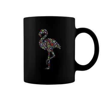 Flamingo Hearts Silhouette Lover Gifts Coffee Mug | Mazezy